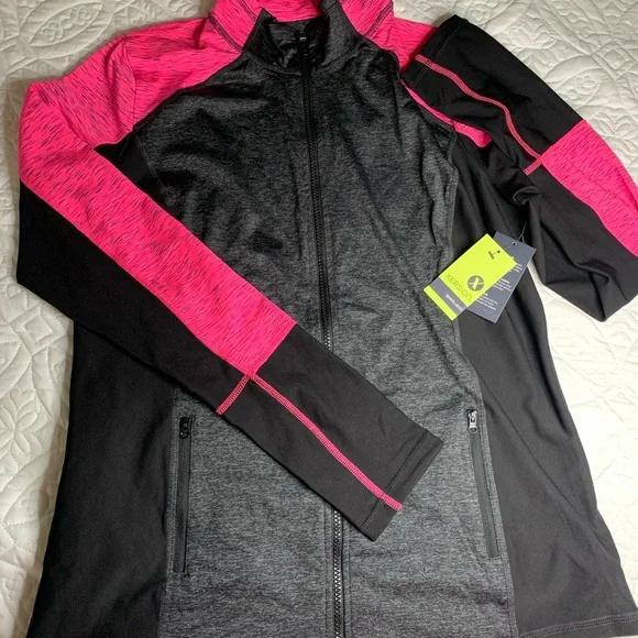 pink and black ladies sweater size L - Picture 4 of 6